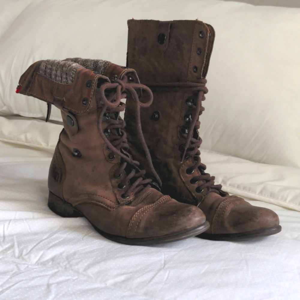 Steve Madden Combat Boots
